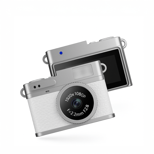 mini retro camera Weiß